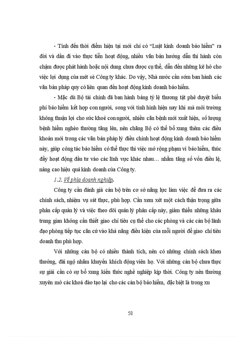 image for page Bảo hiểm kết hợp con người thực trạng và giải pháp nhằm thúc đẩy sự phát triển của nghiệp vụ tại phòng bảo hiểm khu vực 6 Chi nhánh Bảo Minh Hà Nội 1