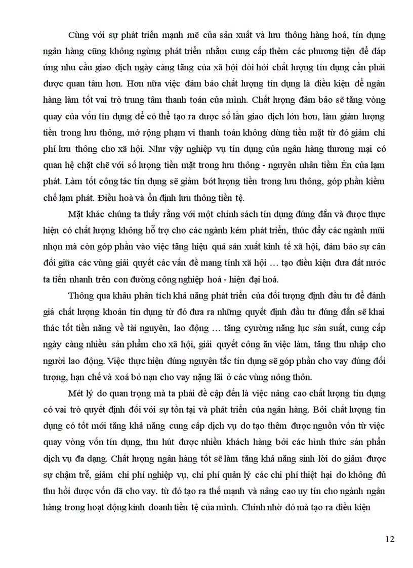image for page Giải pháp nâng cao chất lượng tín dụng Ngân hàng tại chi nhánh Ngân hàng nông nghiệp huyện Quỳnh Phụ tỉnh Thái Bình 1