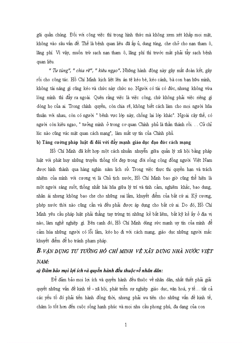 image for page Tư tưởng Hồ Chí Minh về sự thống nhất giữa bản chất giai cấp công nhân với tính nhân dân và tính dân tộc của Nhà nước