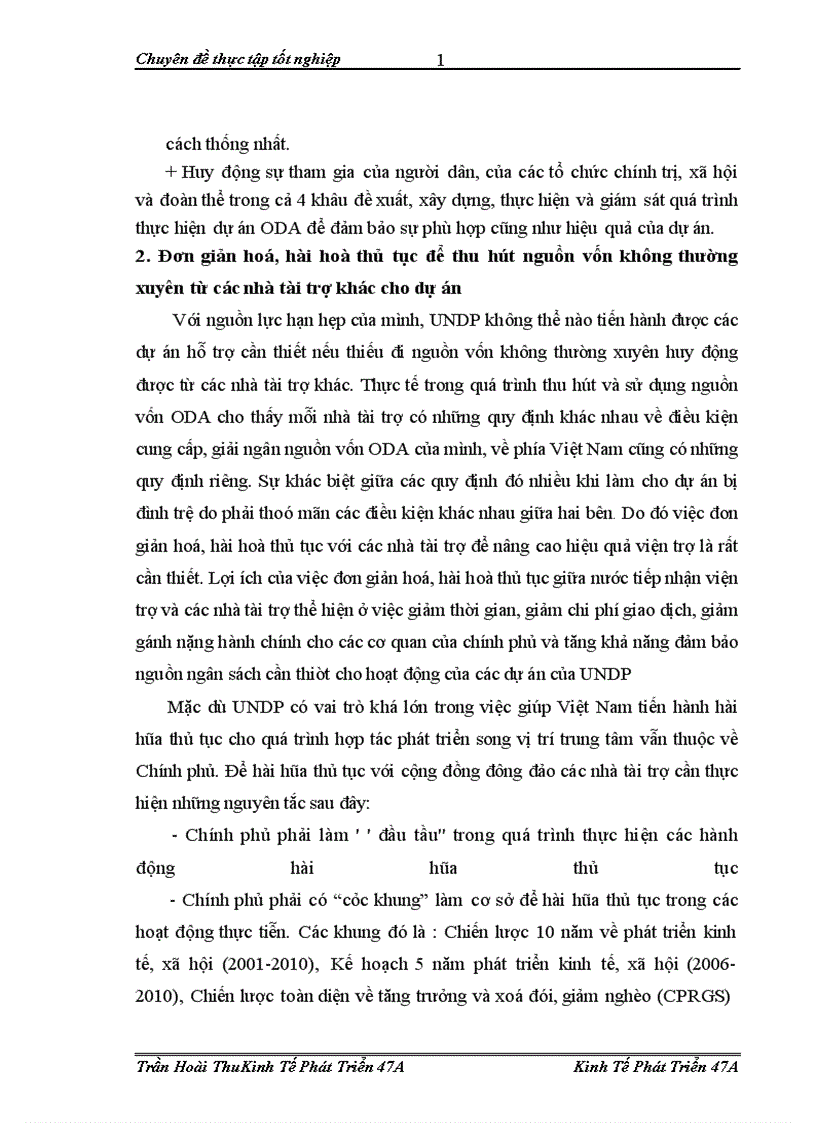 image for page Giải pháp tăng cường thu hút và nâng cao hiệu quả sử dụng nguồn vốn ODA của UNDP cho Việt Nam