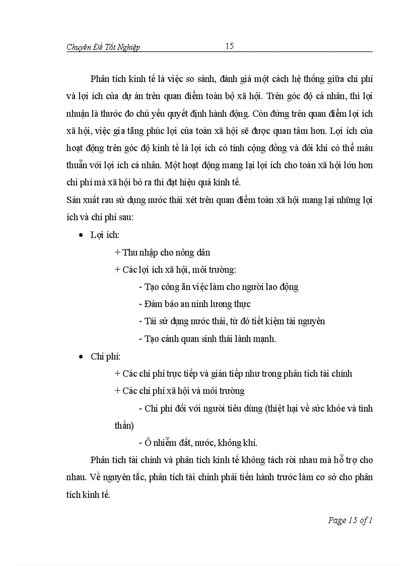 image for page Đánh giá hiệu quả của việc dử sụng nước thải trong sản xuất rau tại thôn Bằng B Hoàng Liệt Hoàng Mai