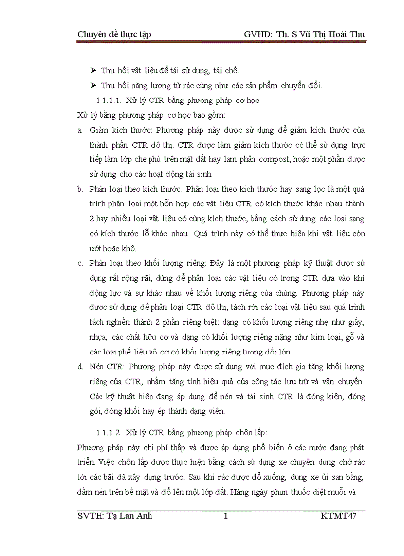 image for page Thực trạng và các giải pháp nâng cao hiệu quả công tác thu gom vận chuyển và xử lý chất thải rắn trên địa bàn quận Hoàng Mai Hà Nội 1