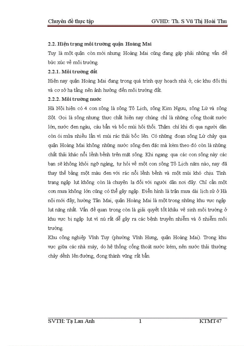 image for page Thực trạng và các giải pháp nâng cao hiệu quả công tác thu gom vận chuyển và xử lý chất thải rắn trên địa bàn quận Hoàng Mai Hà Nội 1