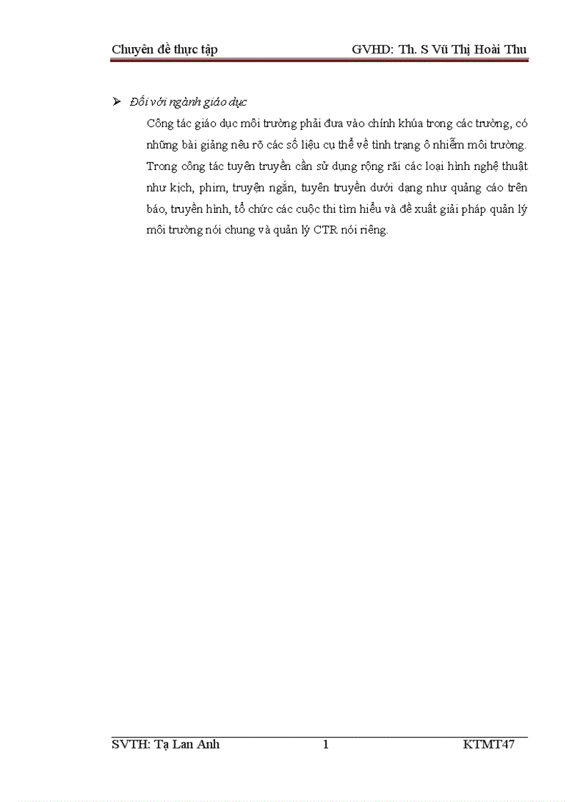 image for page Thực trạng và các giải pháp nâng cao hiệu quả công tác thu gom vận chuyển và xử lý chất thải rắn trên địa bàn quận Hoàng Mai Hà Nội 1