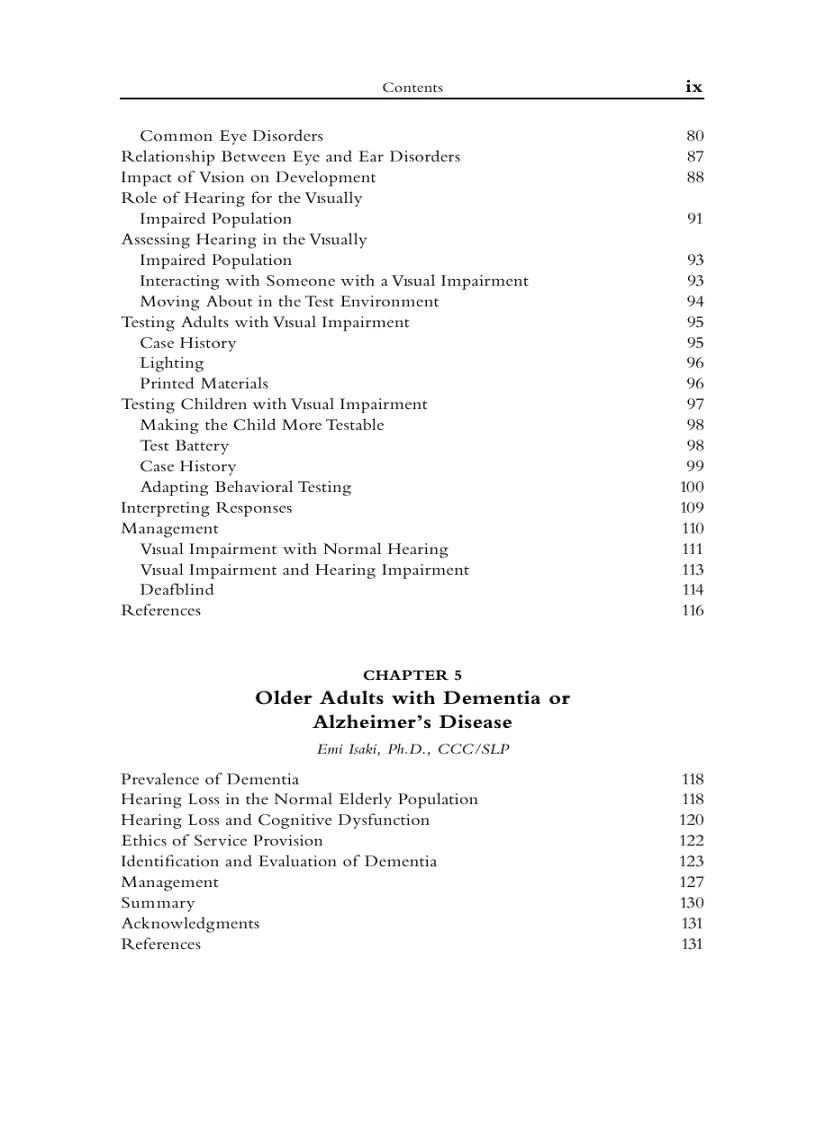 image for page Aural Rehabilitation for People with Disabilities