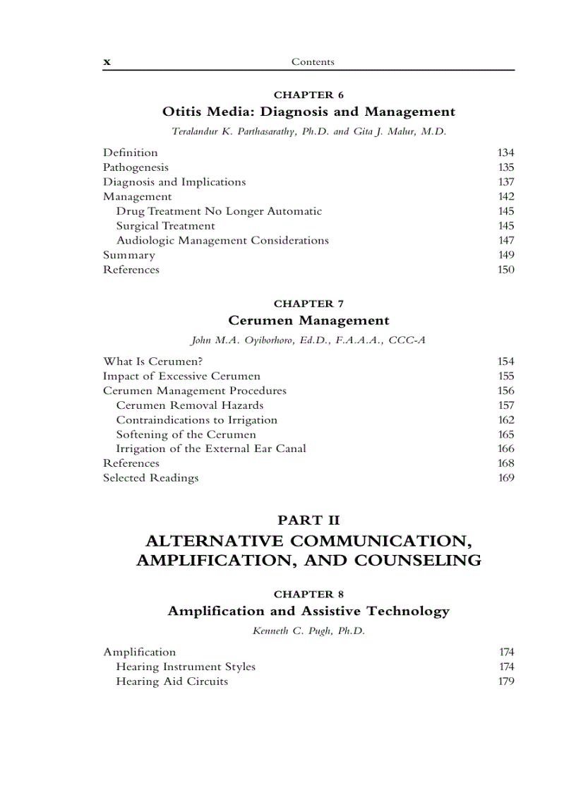 image for page Aural Rehabilitation for People with Disabilities