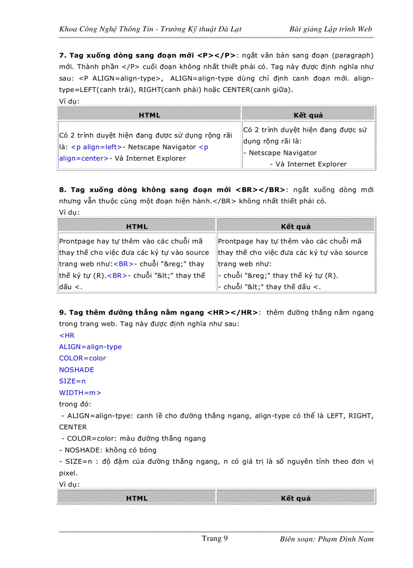 image for page Bài giảng lập trình web