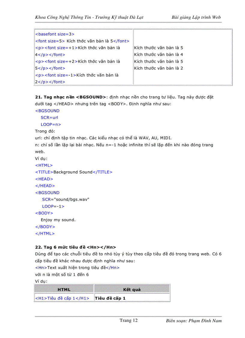 image for page Bài giảng lập trình web