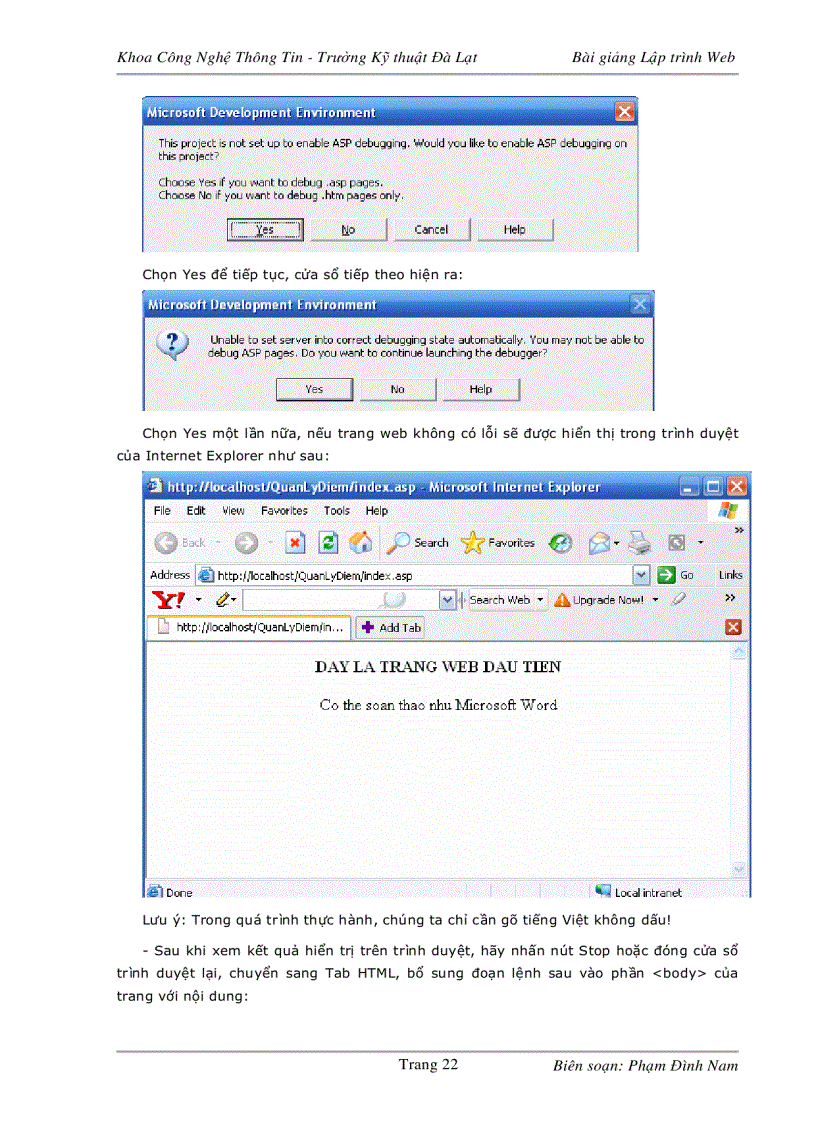 image for page Bài giảng lập trình web