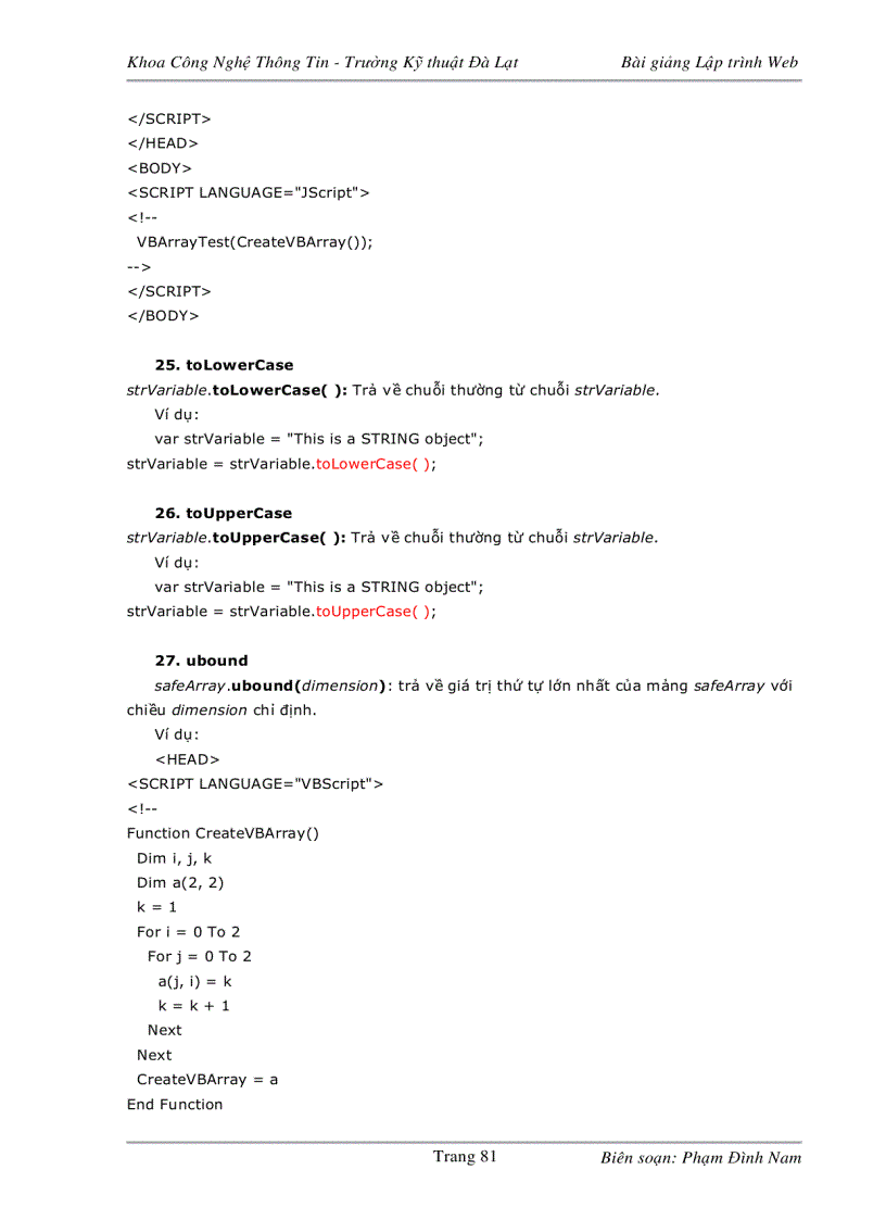 image for page Bài giảng lập trình web