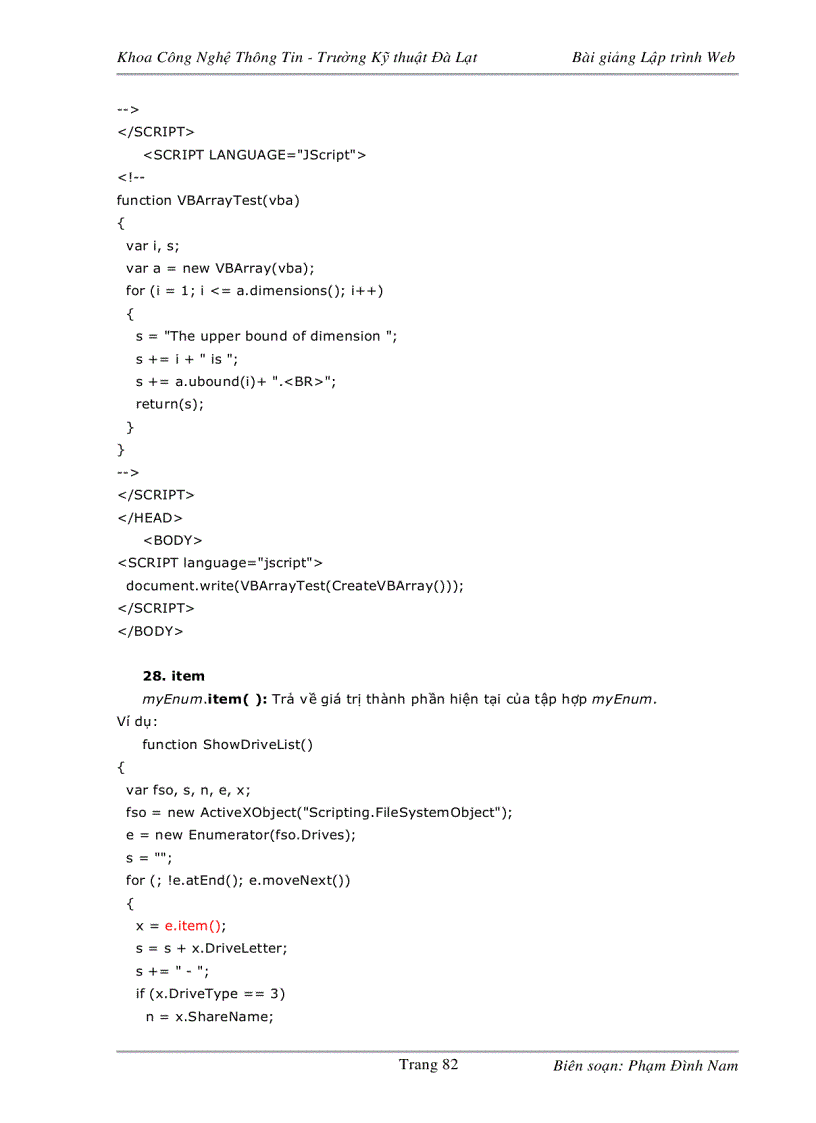 image for page Bài giảng lập trình web