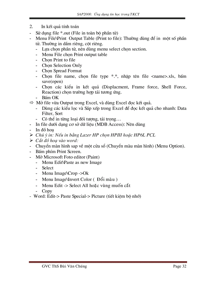 image for page Bài giảng Sap 2000