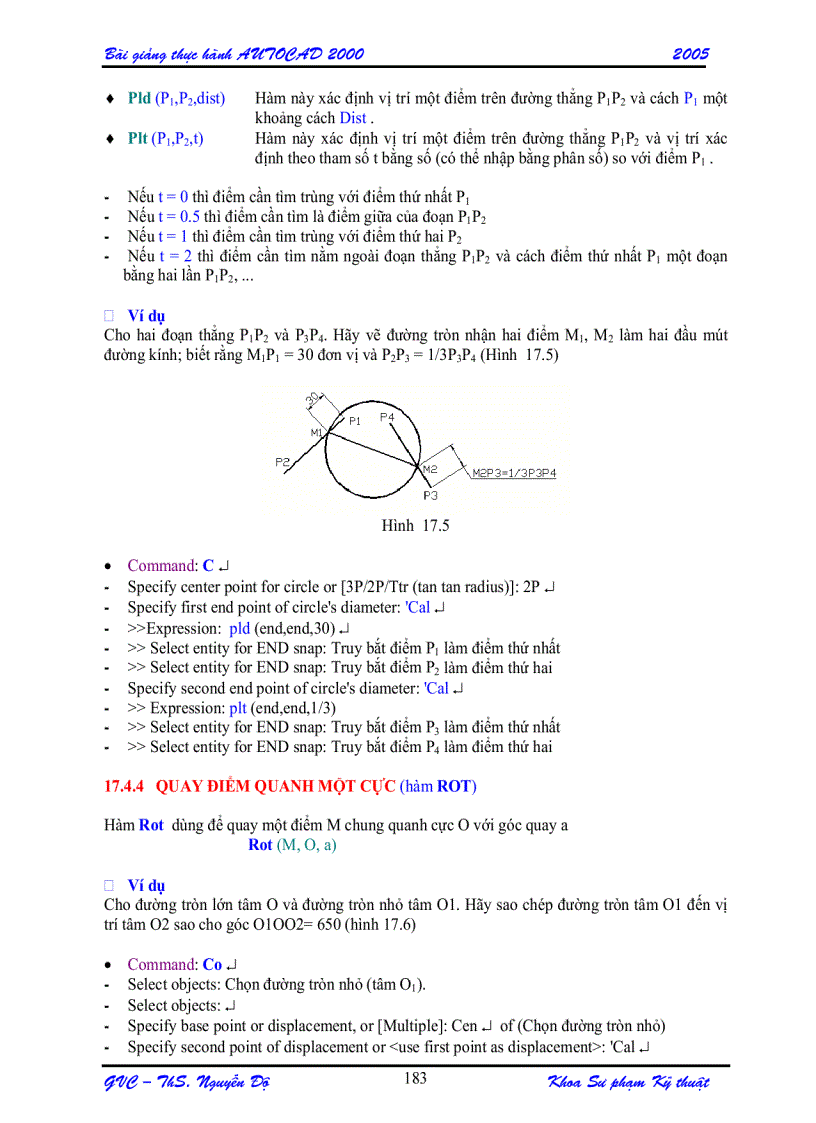 image for page Bài Giảng Thực Hành Autocad 2000