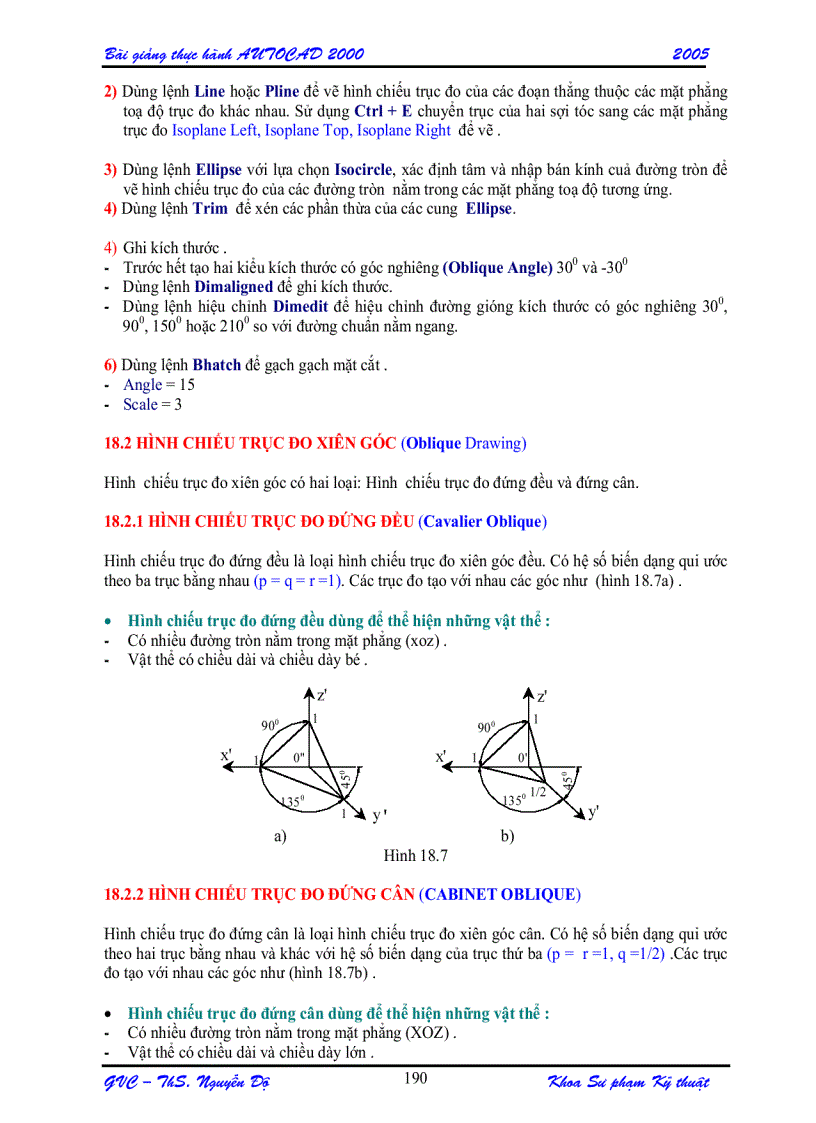 image for page Bài Giảng Thực Hành Autocad 2000