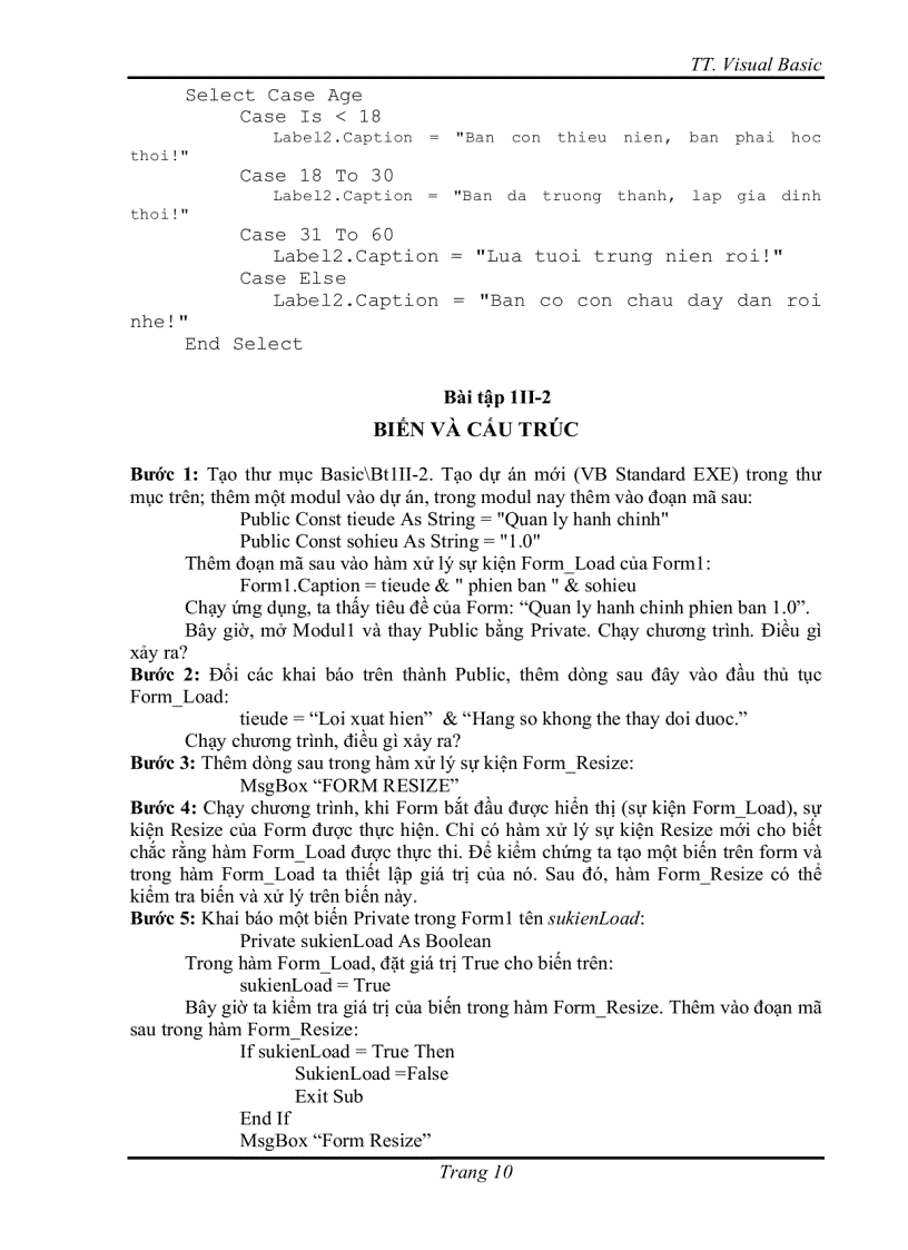 image for page Bài Tập Visual Basic