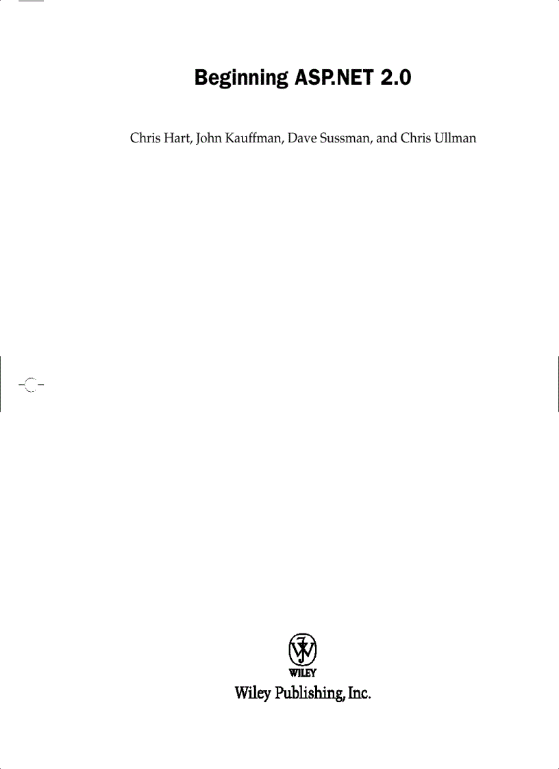 image for page Beginning ASP NET 2 0 and Databases