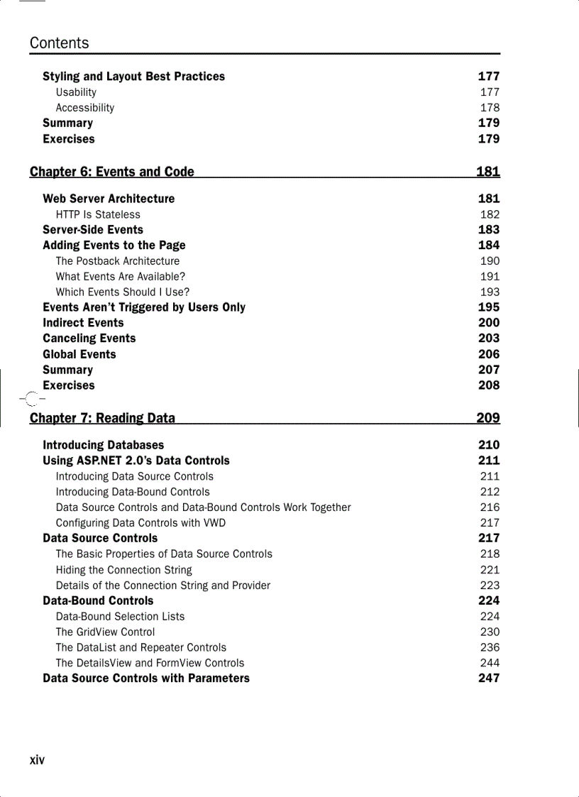 image for page Beginning ASP NET 2 0 and Databases