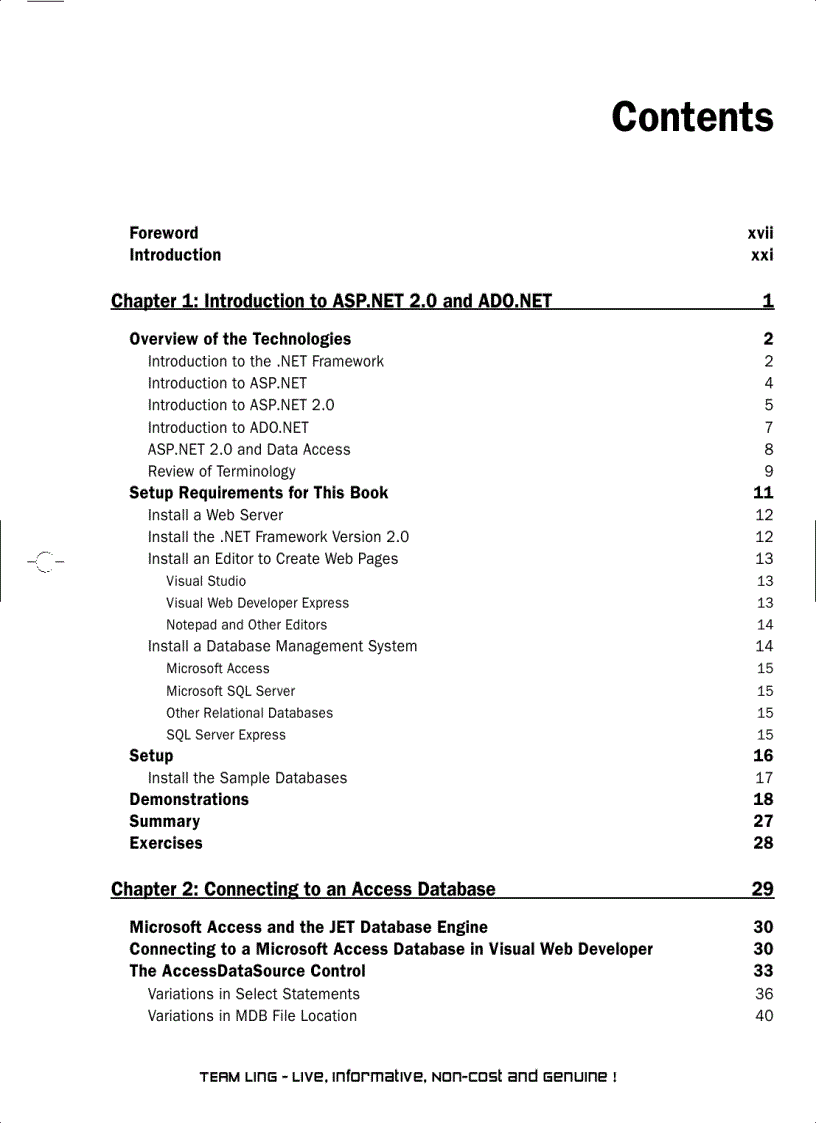 image for page Beginning ASP NET 2 0 Databases Beta Preview