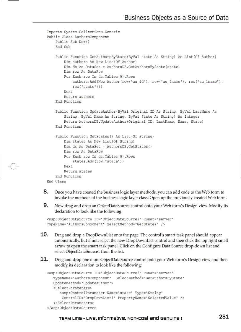 image for page Beginning ASP NET 2 0 Databases Beta Preview