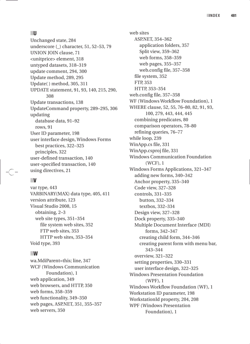image for page Beginning C 2008 Databases From Novice to Professional