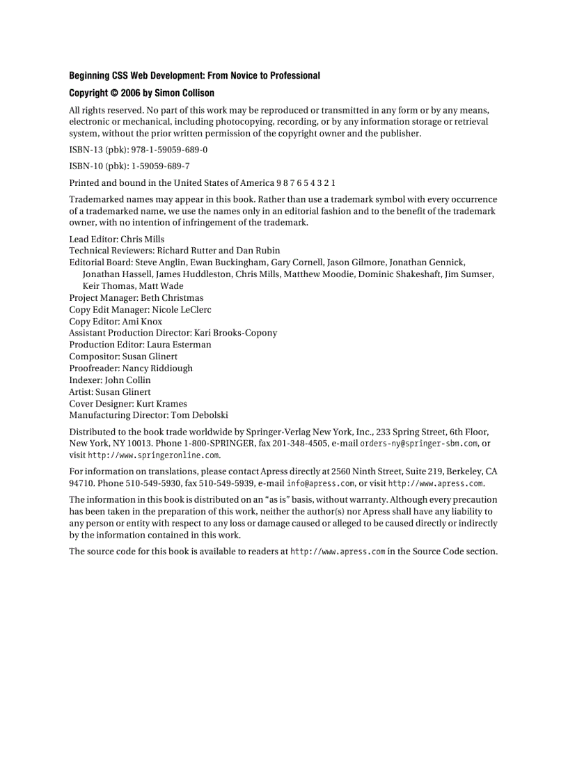 image for page Beginning CSS Web Development From Novice to Professional