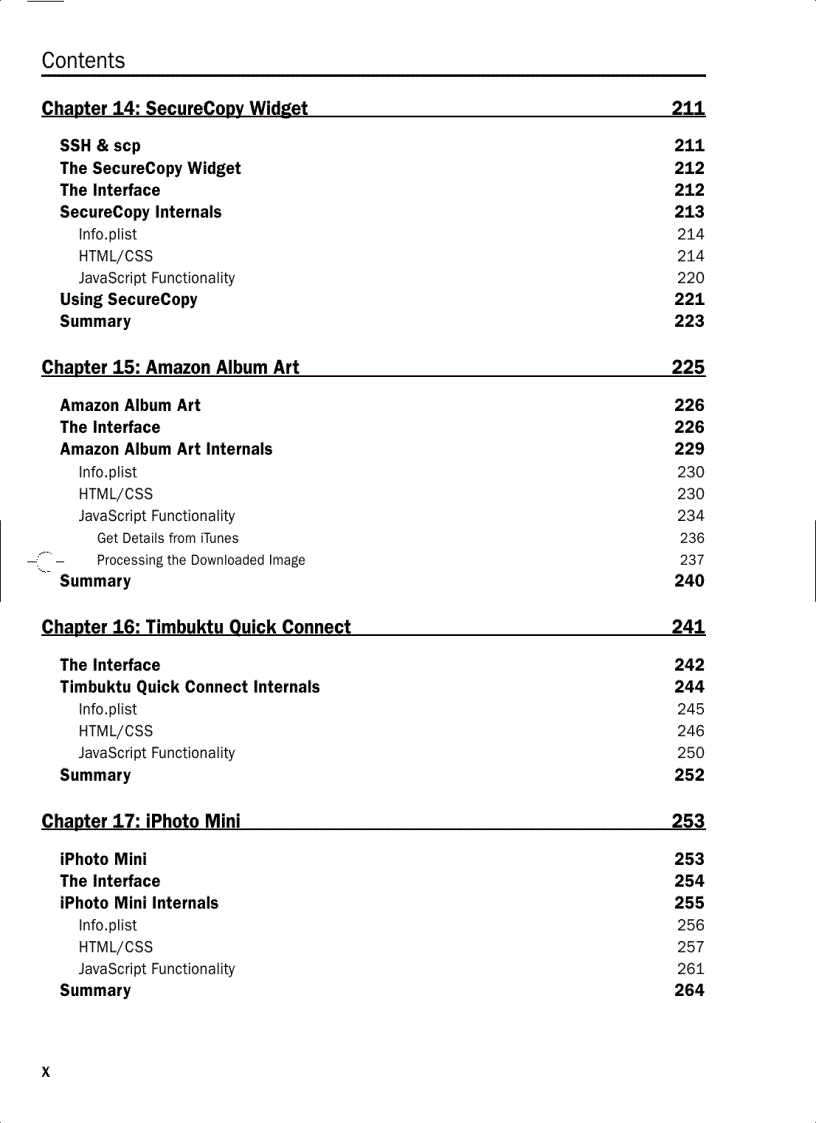 image for page Beginning Mac OS X Tiger Dashboard Widget Development