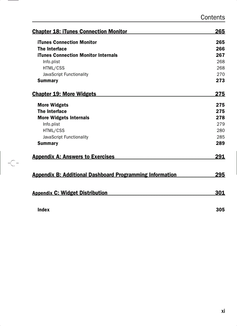 image for page Beginning Mac OS X Tiger Dashboard Widget Development