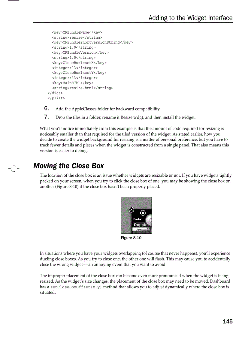 image for page Beginning Mac OS X Tiger Dashboard Widget Development
