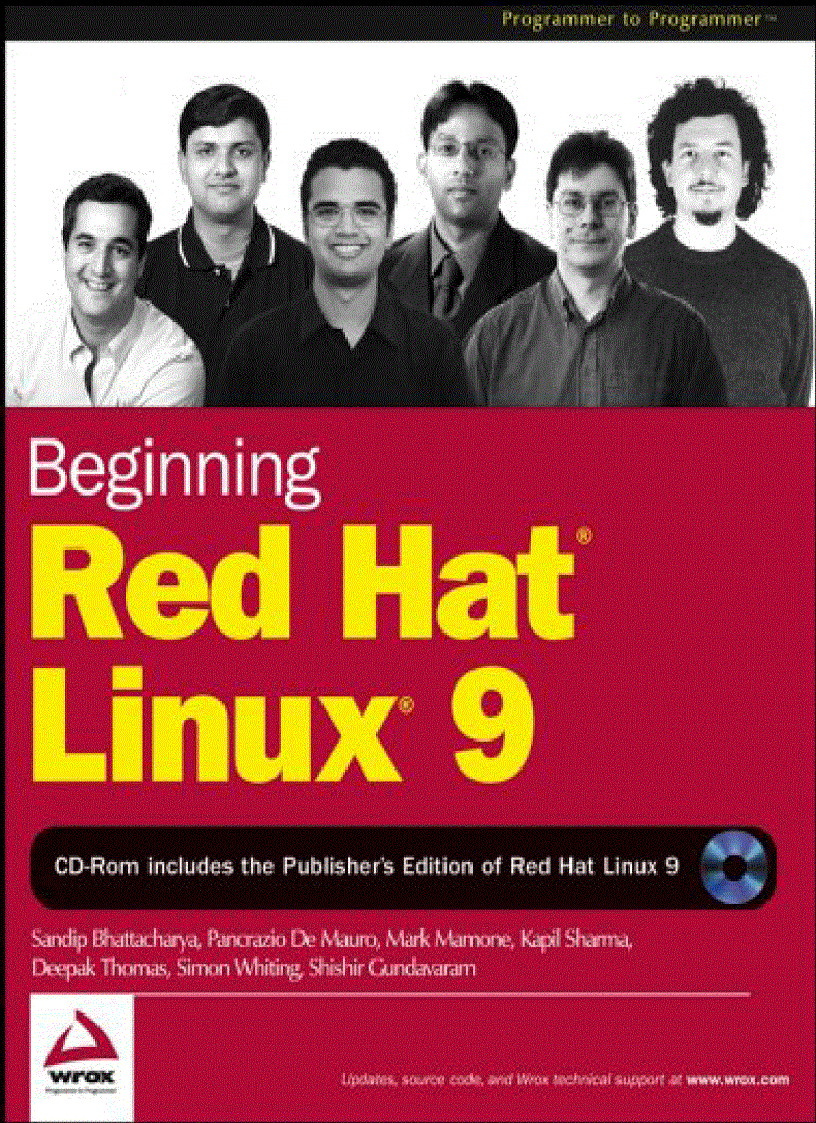 image for page Beginning red hat linux 9