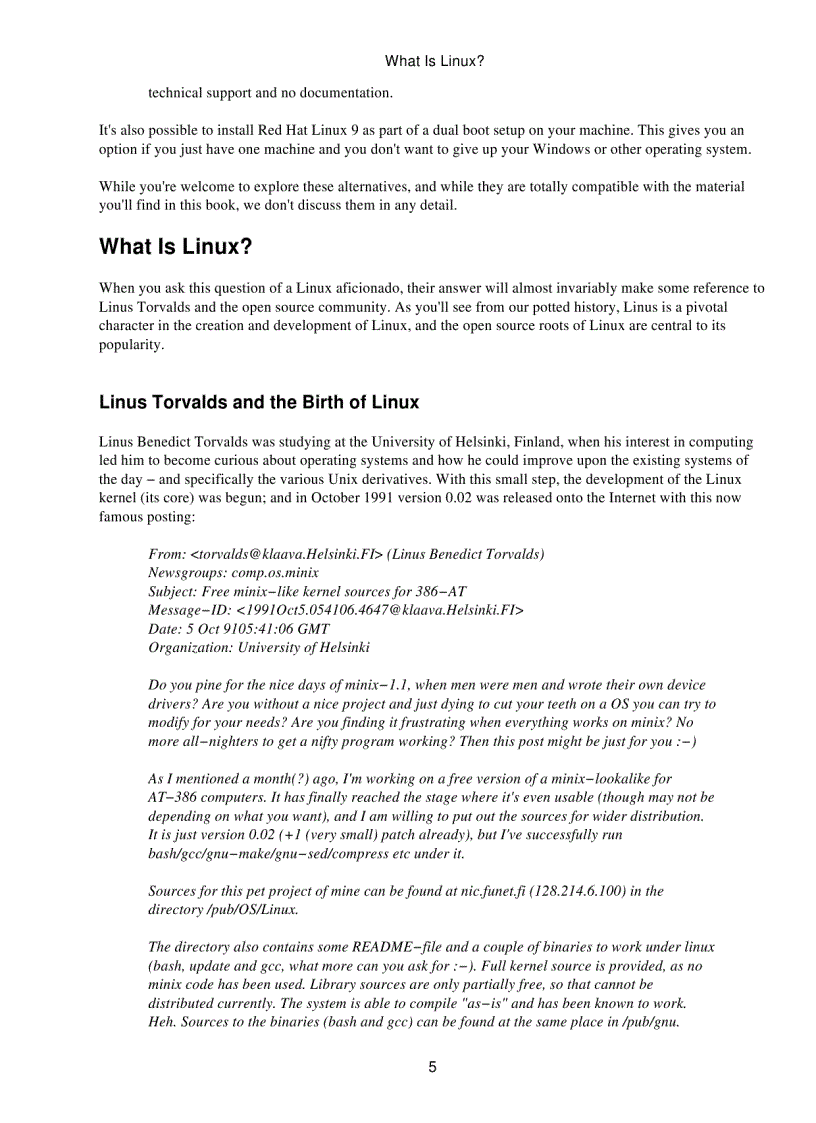 image for page Beginning red hat linux 9