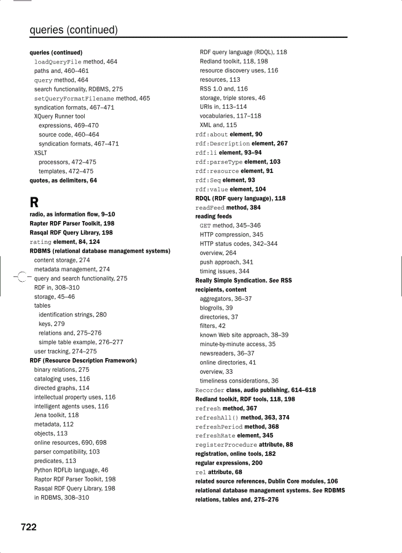 image for page Beginning RSS and Atom Programming