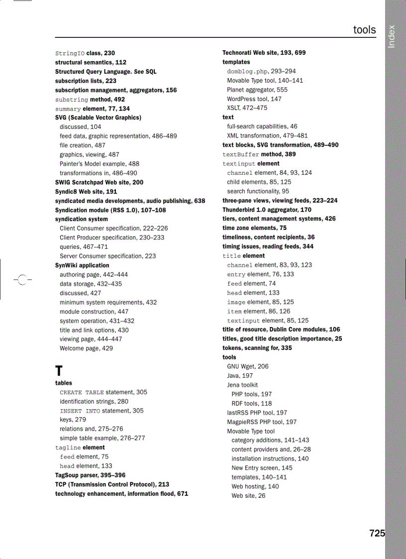 image for page Beginning RSS and Atom Programming