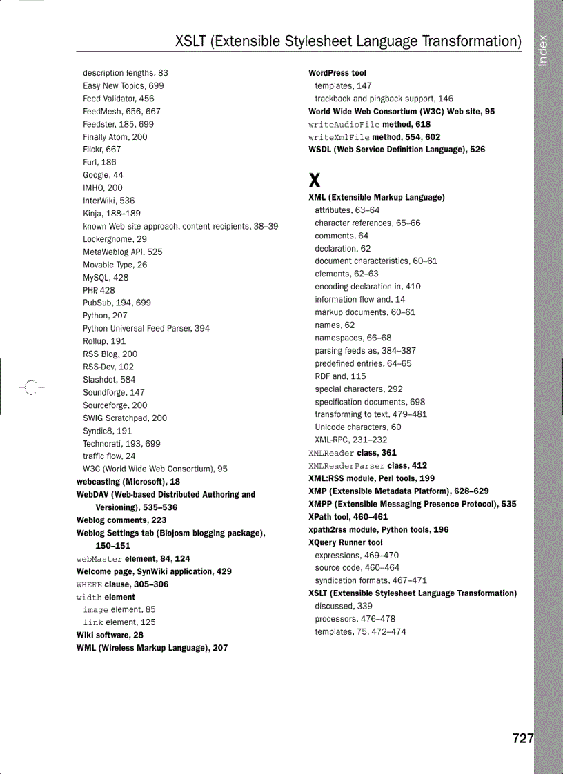 image for page Beginning RSS and Atom Programming