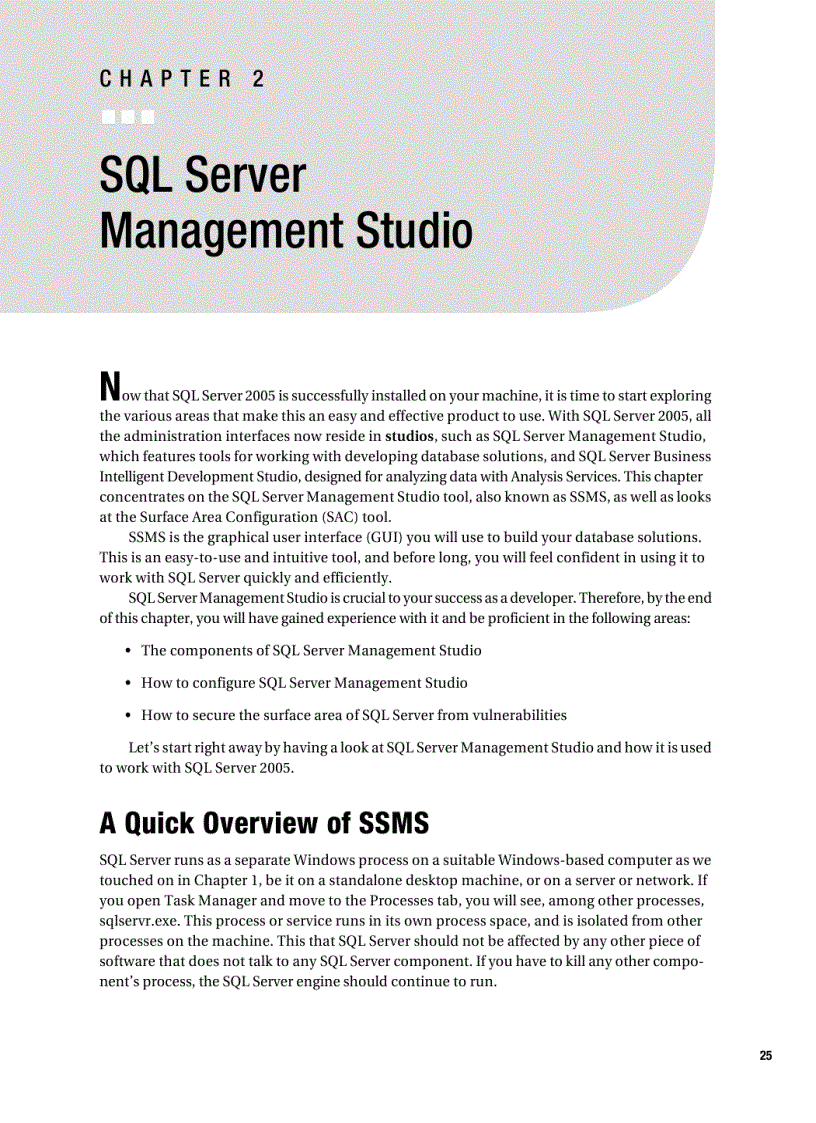 image for page Beginning SQL Server 2005 for Developers From Novice to Professional