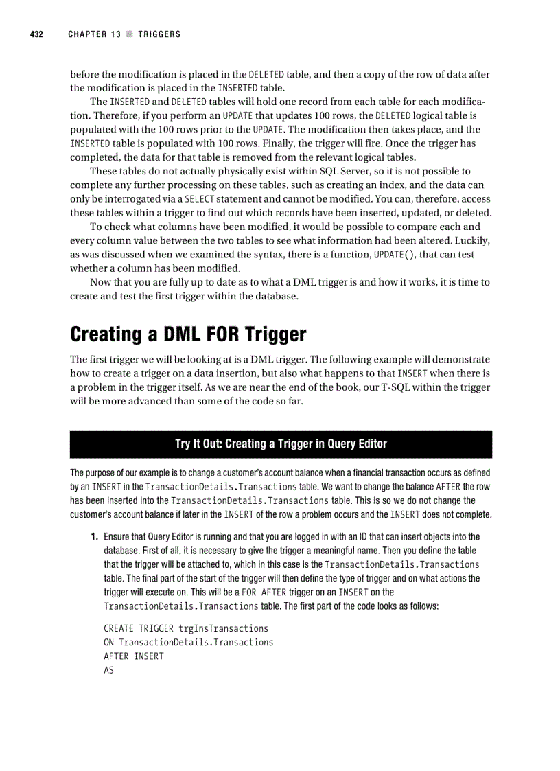image for page Beginning SQL Server 2005 for Developers From Novice to Professional