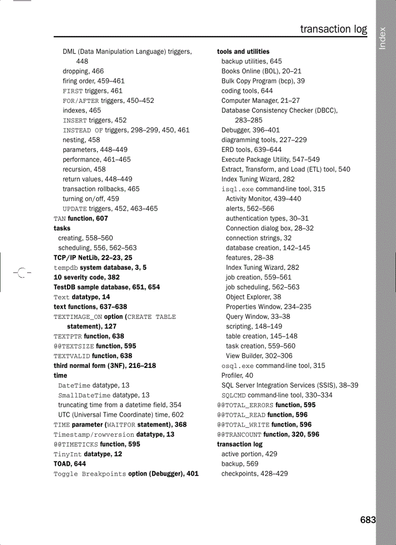 image for page Beginning SQL Server 2005 Programming Programmer to Programmer