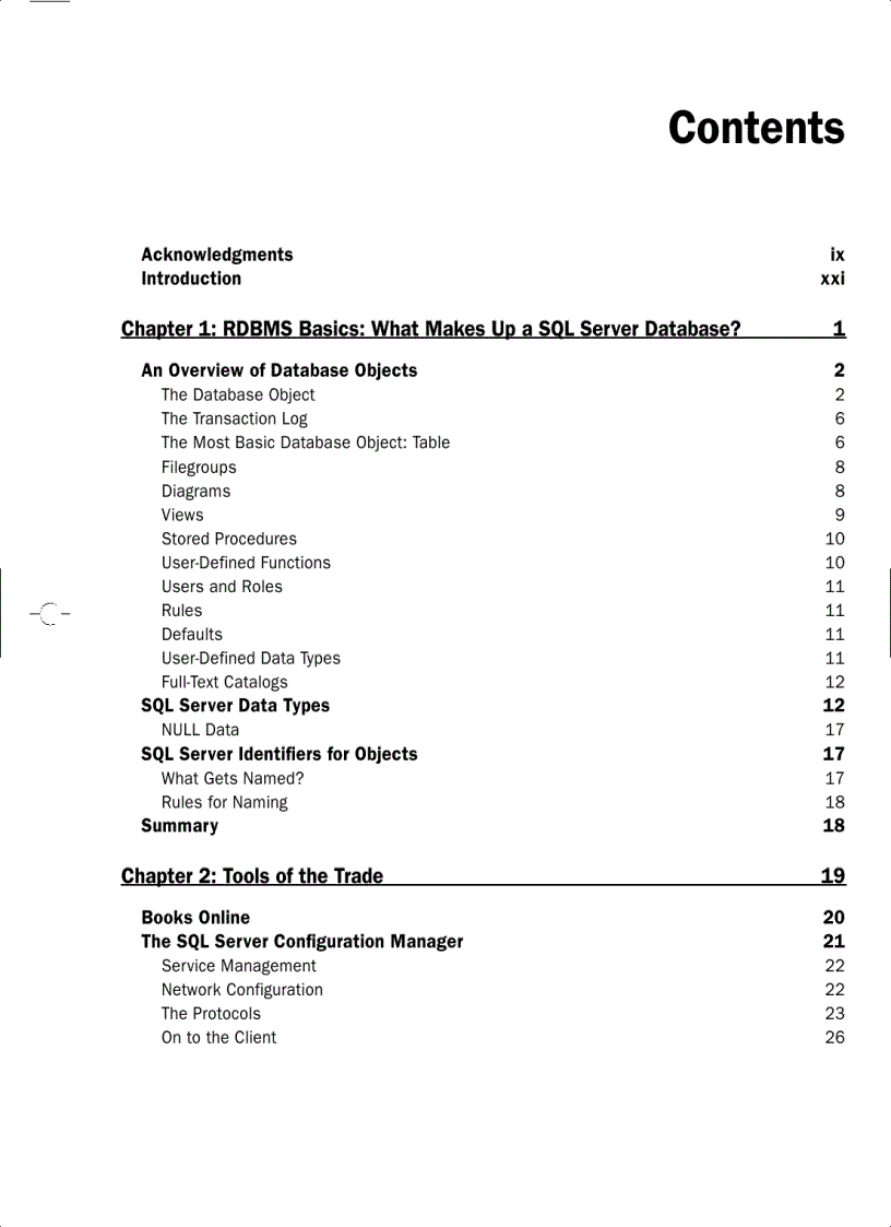 image for page Beginning SQL Server 2005 Programming Feb 2006