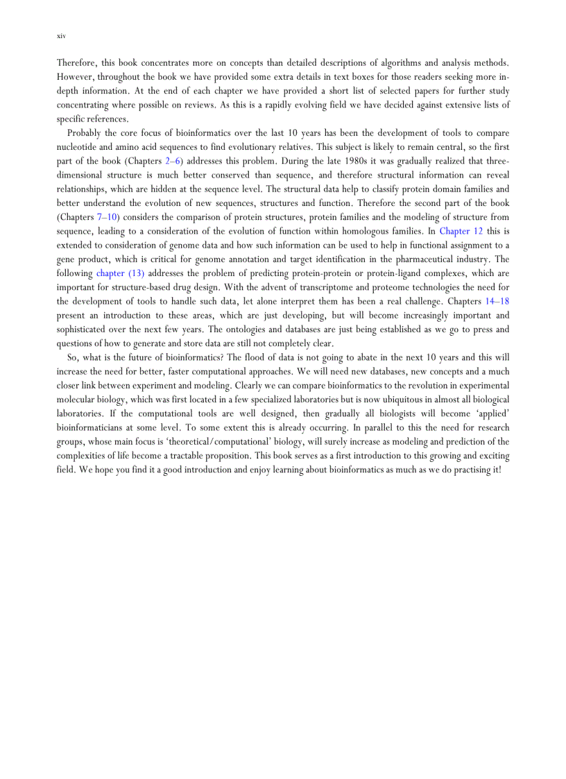 image for page Bioinformatics Genes Proteins and Computers