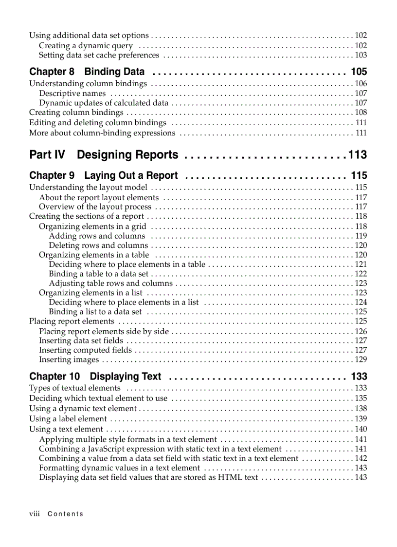 image for page BIRT A Field Guide to Reporting The Eclipse Series