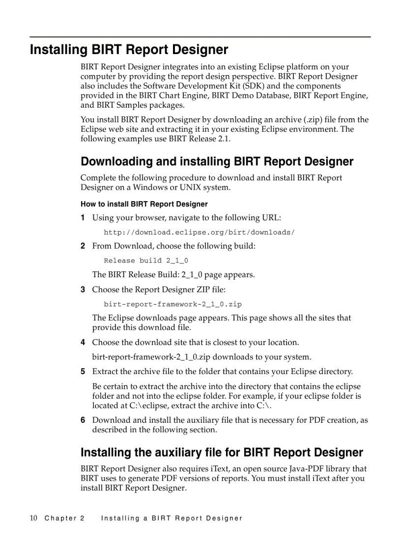 image for page BIRT A Field Guide to Reporting The Eclipse Series