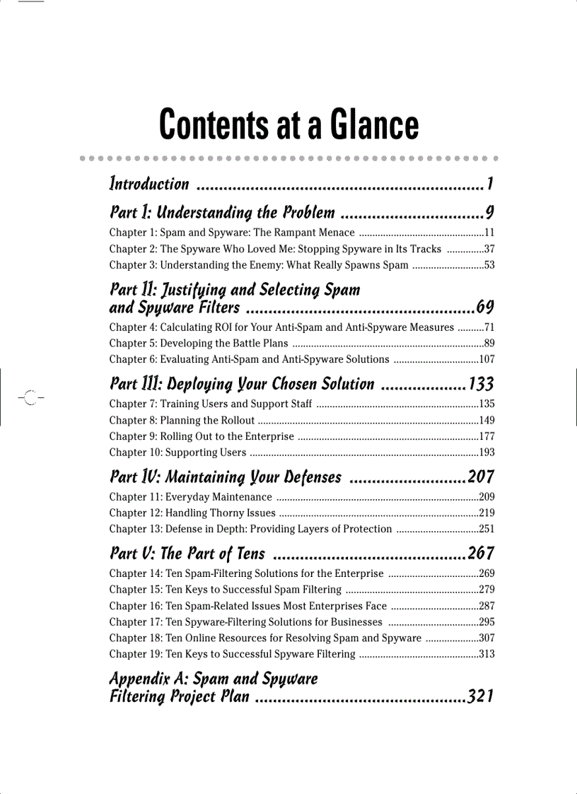 image for page Blocking Spam and Spyware For Dummies