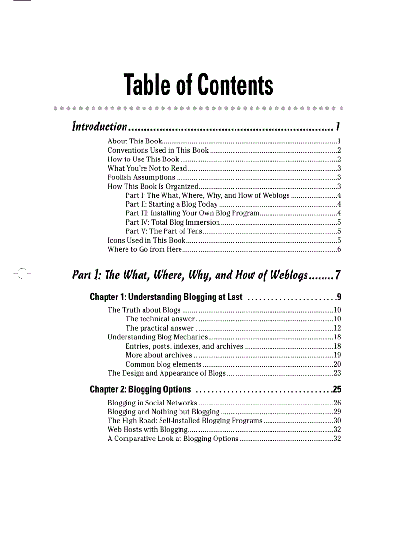 image for page Blogging For Dummies