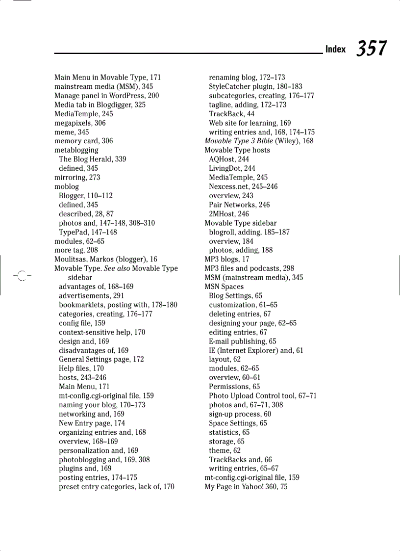 image for page Blogging For Dummies