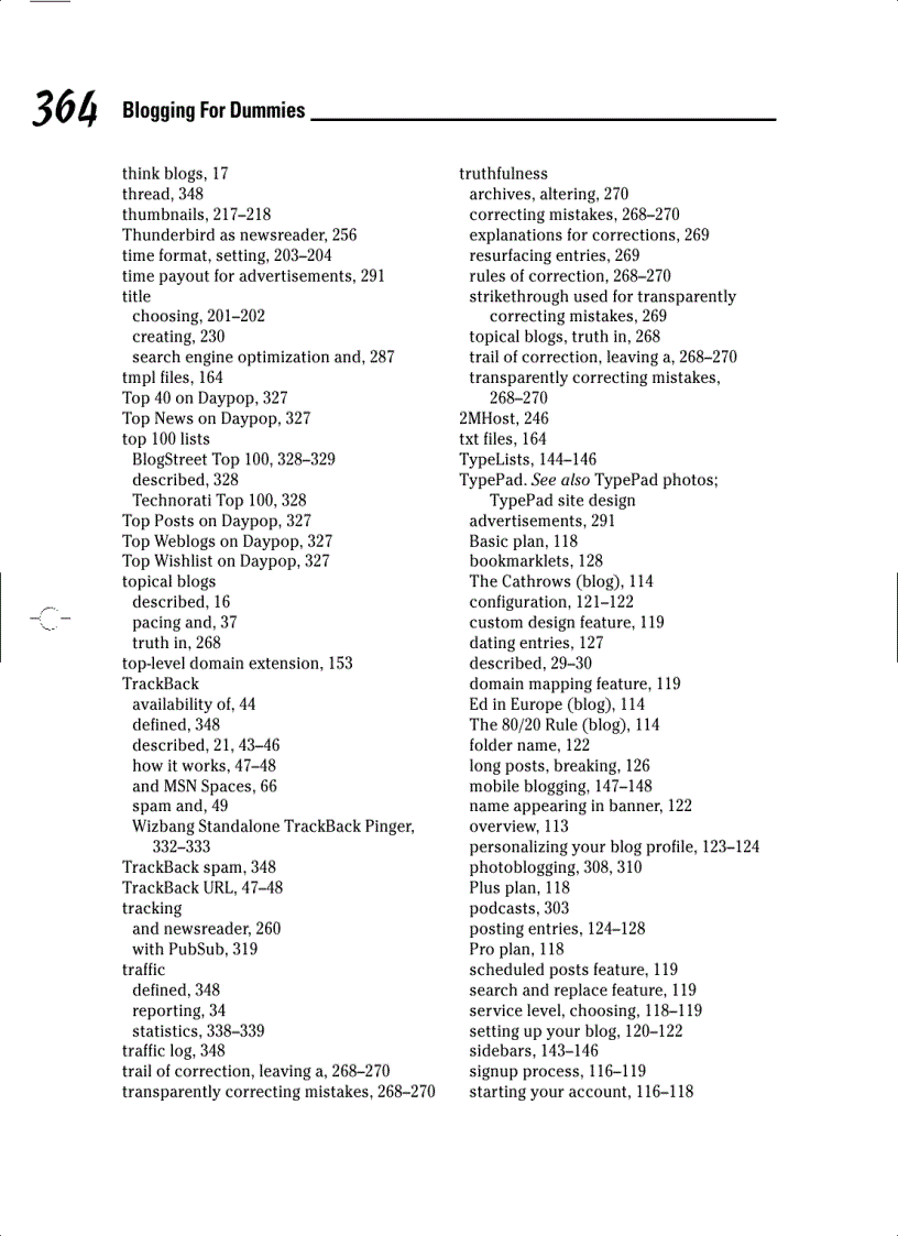 image for page Blogging For Dummies