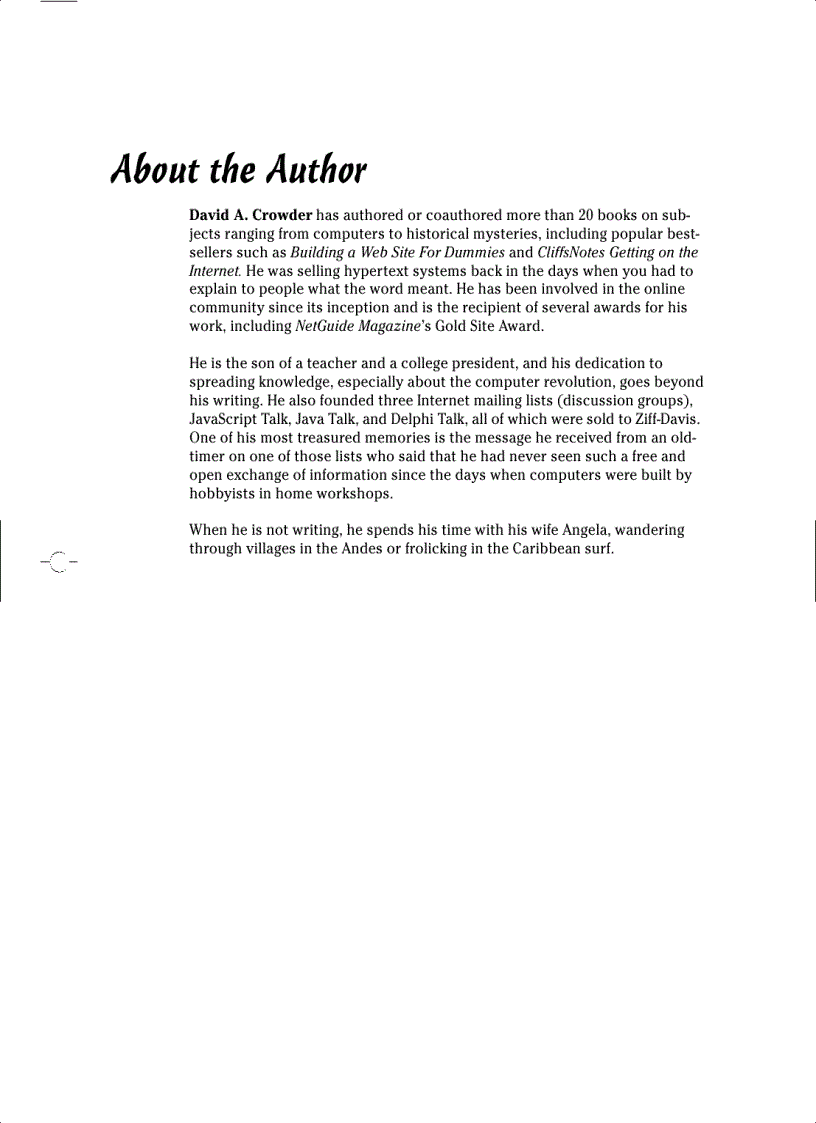 image for page Building a Web Site for Dummies