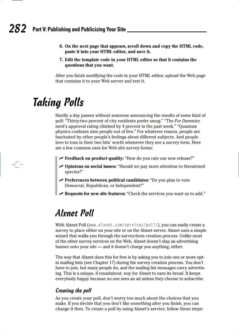 image for page Building a Web Site for Dummies