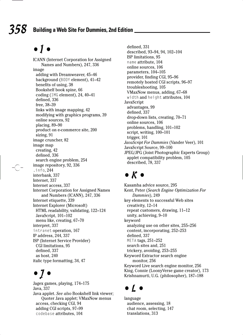 image for page Building a Web Site for Dummies