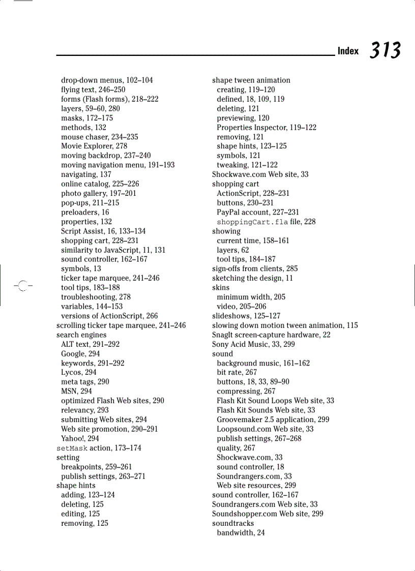 image for page Building Flash Web Sites For Dummies