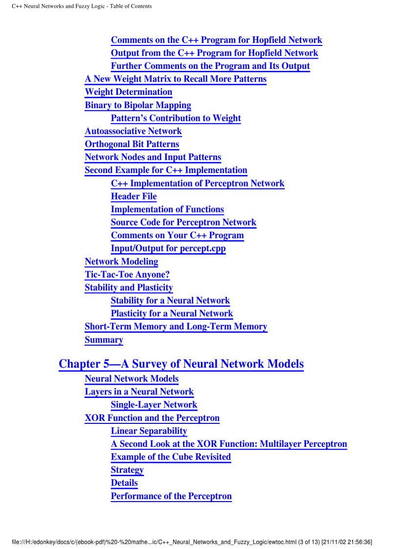 image for page C Neural Networks and Fuzzy Logic