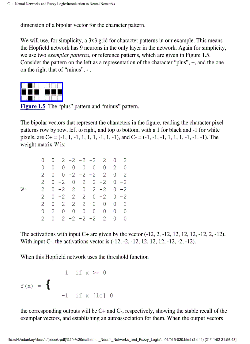 image for page C Neural Networks and Fuzzy Logic